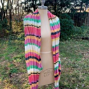 Rainbow Stripe Woven Scarf